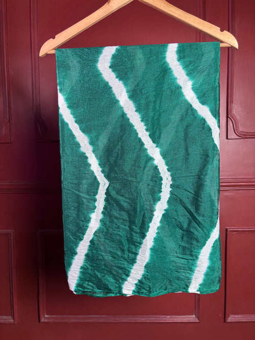 Bottle Green Shibori Leheriya