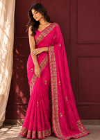 Rani Royal Wedding Saree