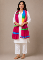 Multi Color Marble Multi Dupatta