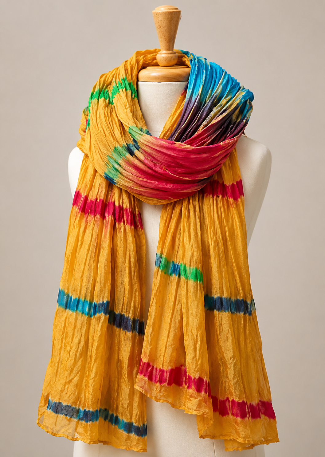 Multi Color Marble Multi Dupatta