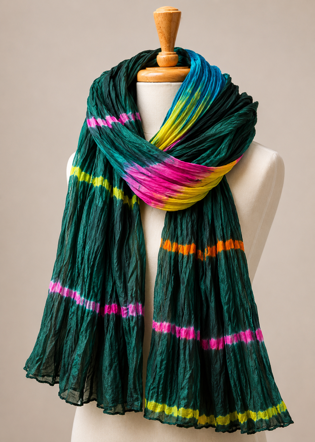 Multi Color Marble Multi Dupatta