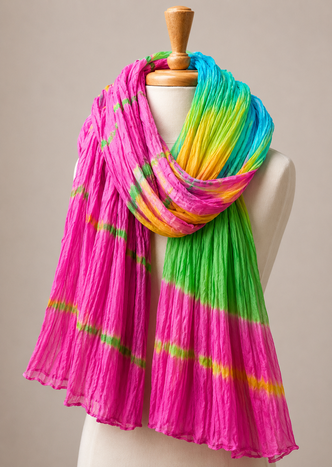 Multi Color Marble Multi Dupatta