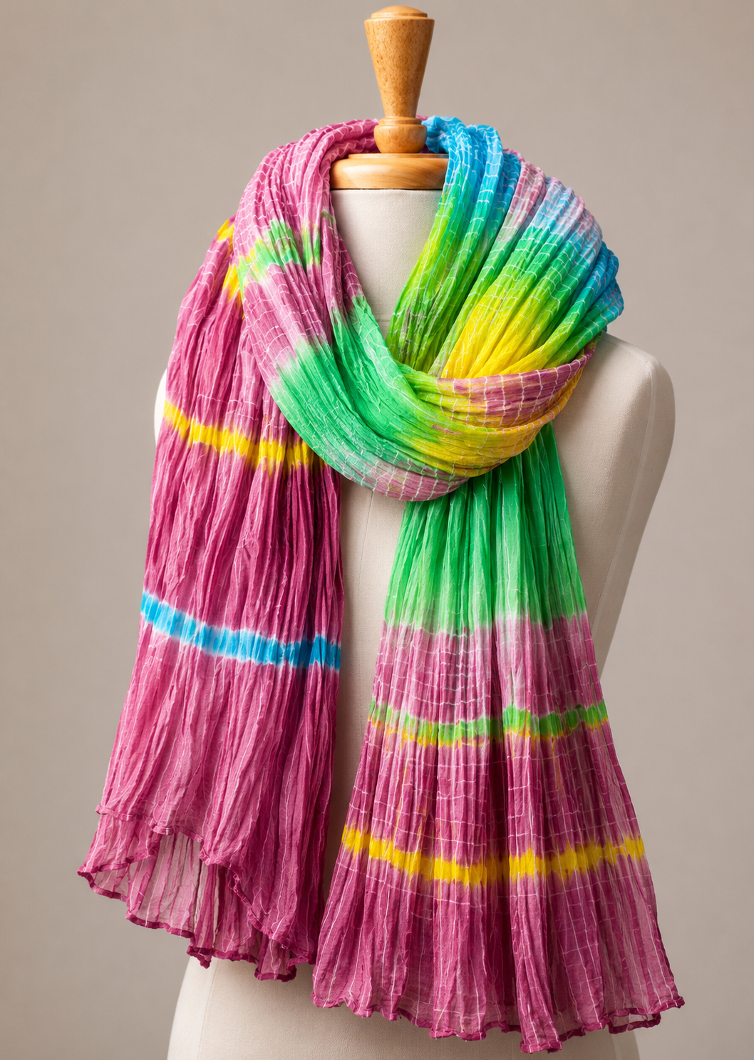 Multi Color Marble Multi Dupatta