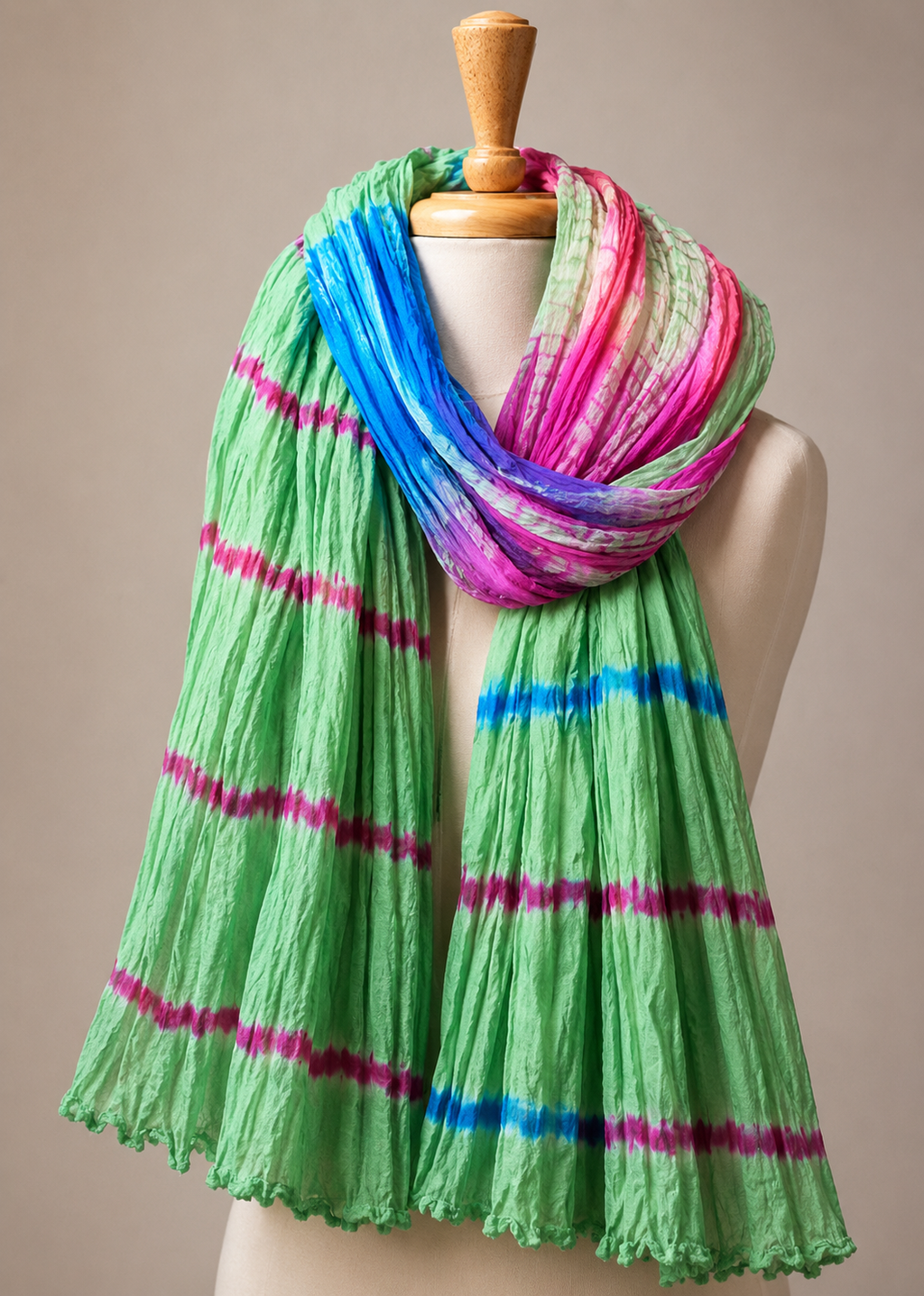 Multi Color Marble Multi Dupatta