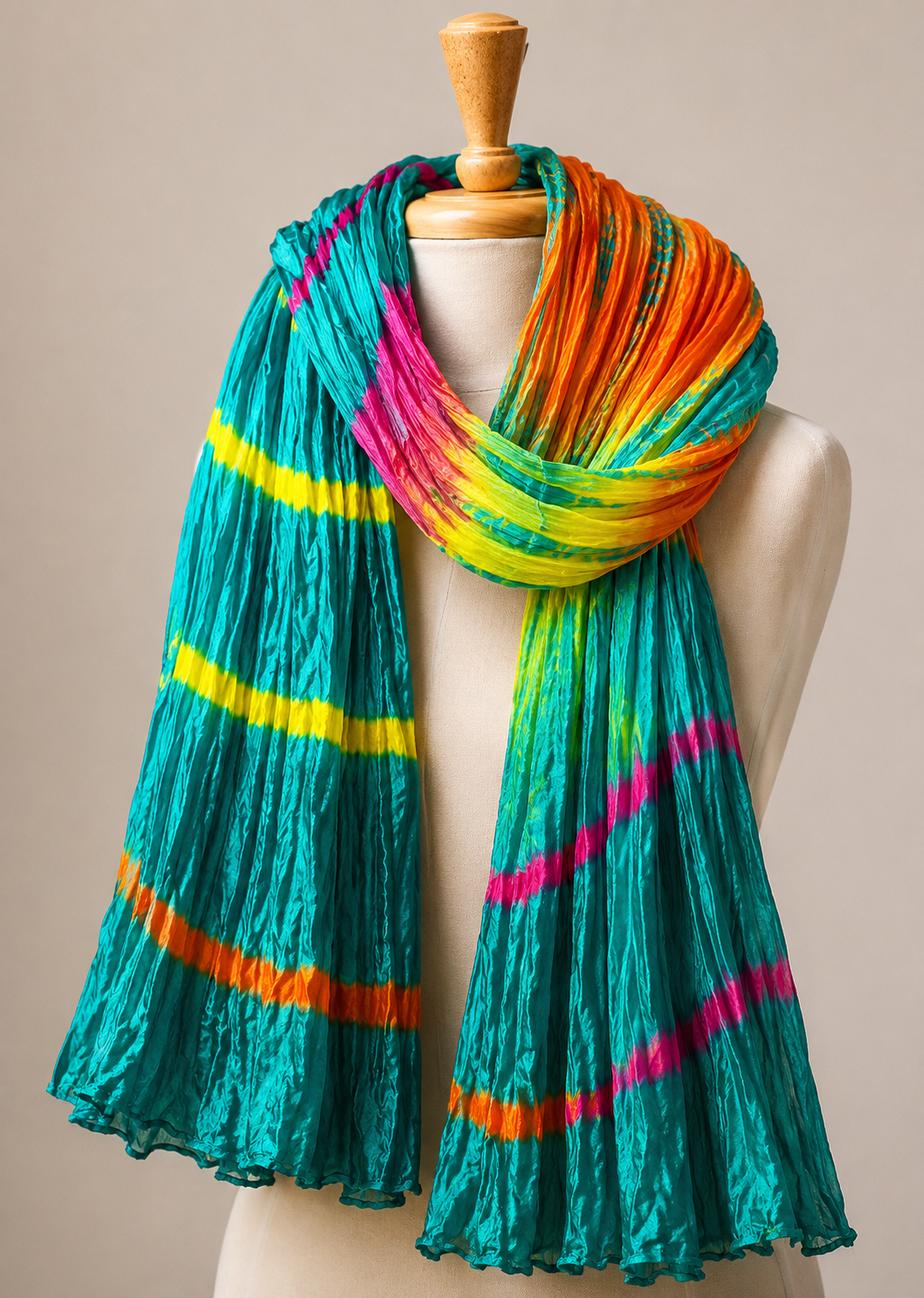 Multi Color Marble Multi Dupatta