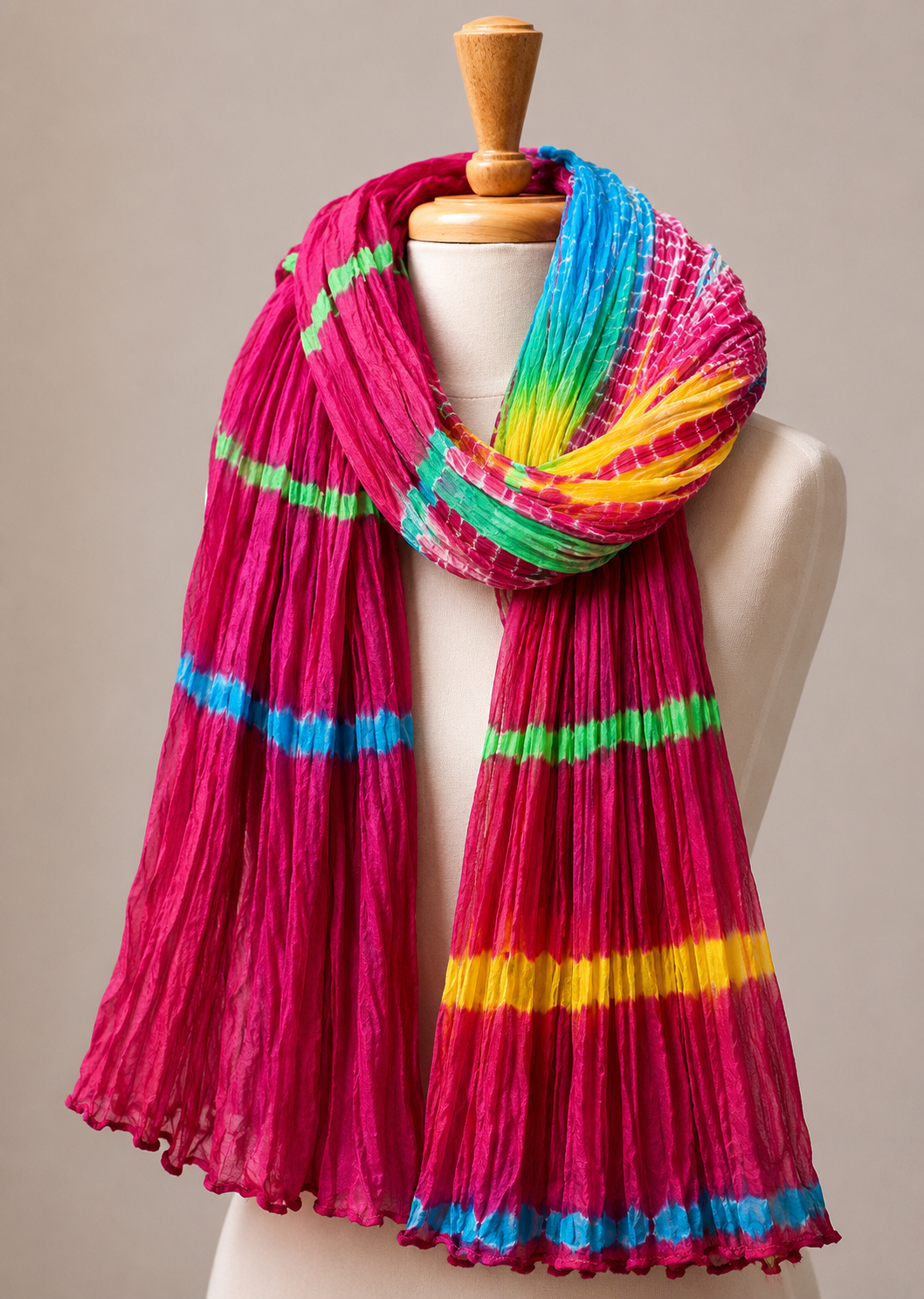 Multi Color Marble Multi Dupatta