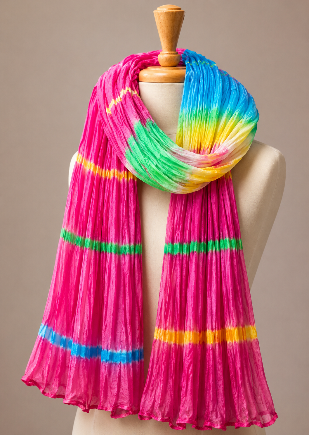 Multi Color Marble Multi Dupatta
