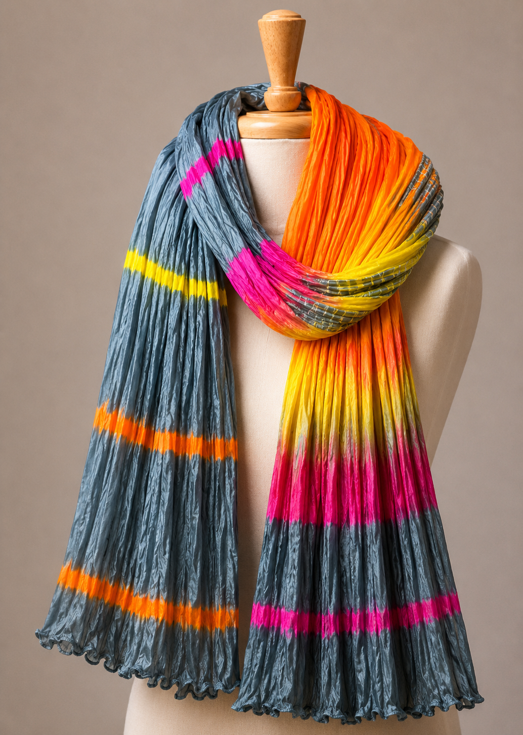 Multi Color Marble Multi Dupatta