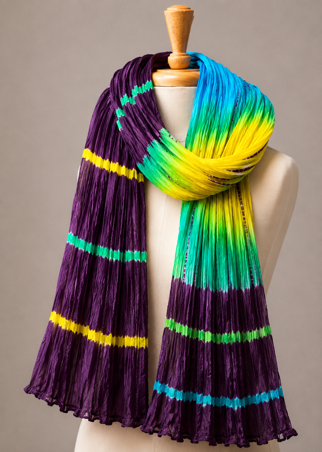 Multi Color Marble Multi Dupatta