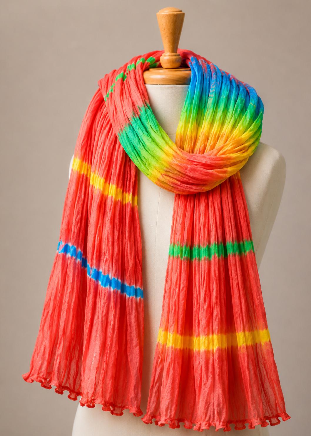 Multi Color Marble Multi Dupatta
