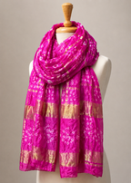 Hot Pink Ghatchola Dupatta