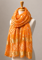Peach Ghatchola Dupatta
