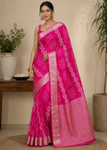 Rani Leher Zari Saree