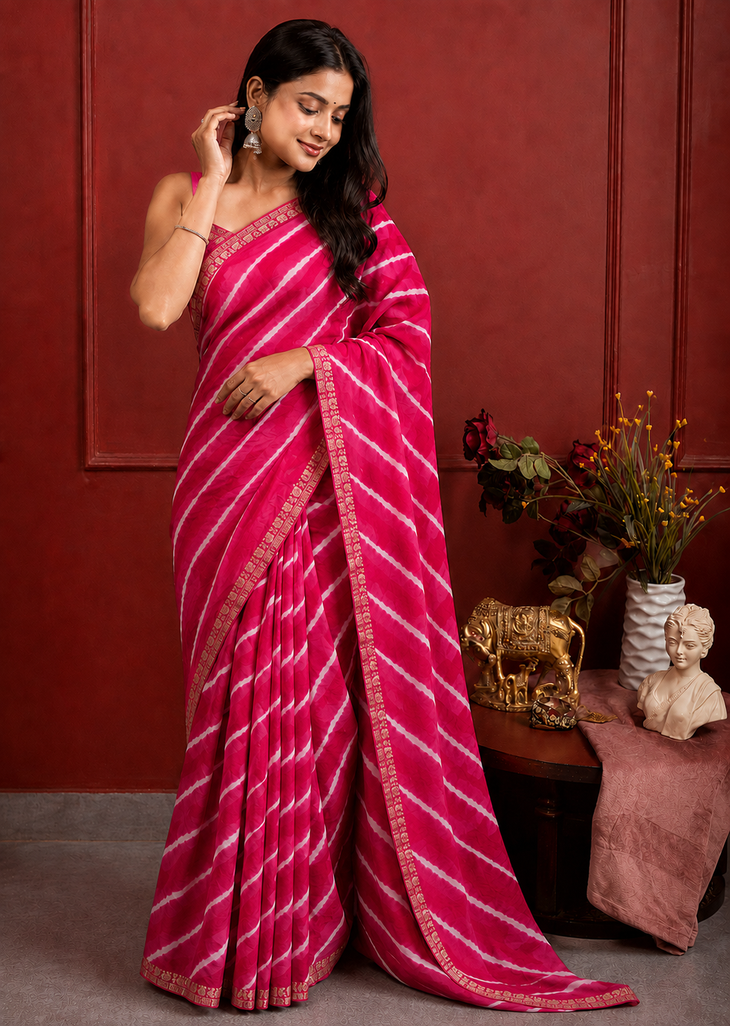 Rani Rajasthani Zari Leheriya