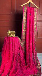 Rani Royal Wedding Saree