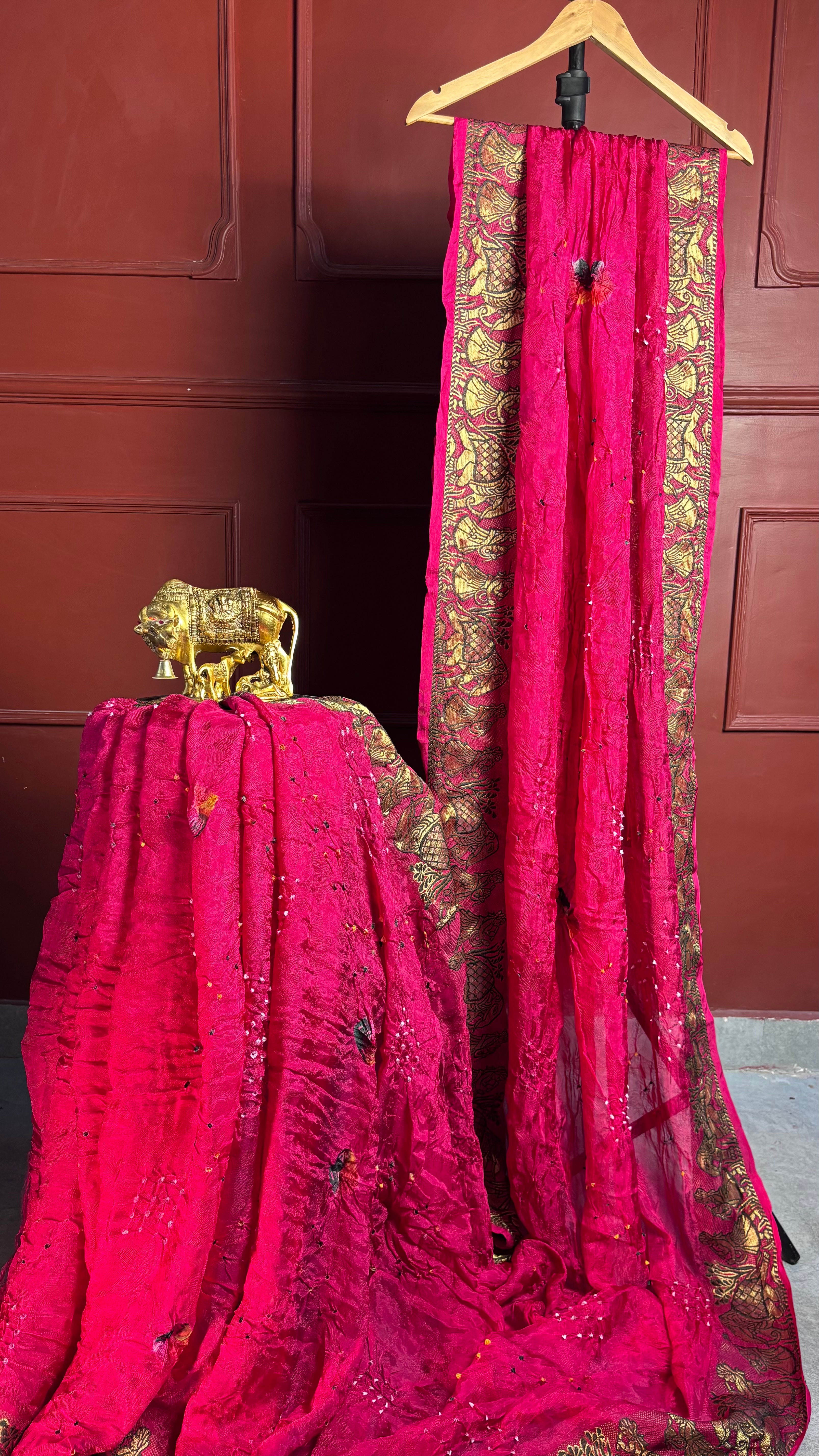 Rani Royal Wedding Saree