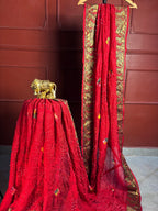 Red Royal Wedding Saree
