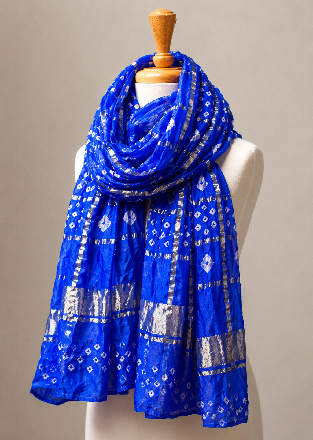 Royal Blue Ghatchola Dupatta