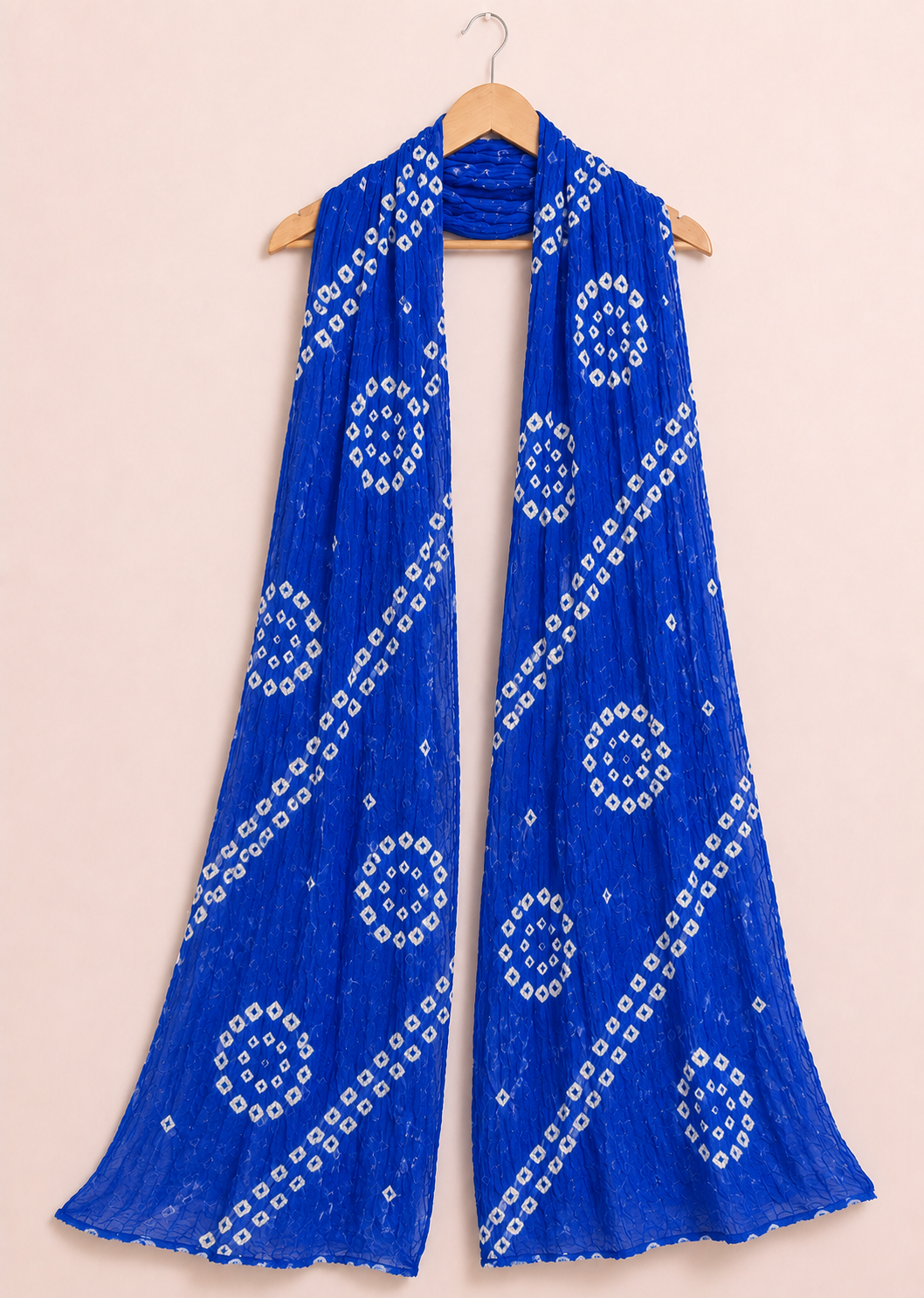 Royal Blue Bandhani Dupatta