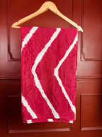 Maroon Shibori Leheriya
